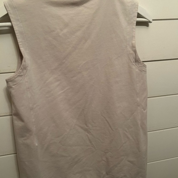 Athleta Cream Sleeveless Tank Top - Picture 2 of 3